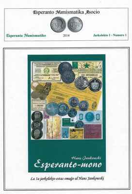 titulní strana časopisu "Esperantská numismatika", vydávaného v Belgii
- z úvodního panelu "Sběratelství a esperanto"