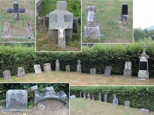najdeme tu hodně starých náhrobků, resp. mnohdy už jen torza. Většinou jde o hroby německé. Nicméně hřbitov je využíván do současné doby.