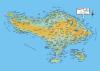 mapa ostrova Bali